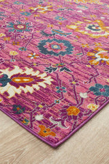 Tigris Elam Fuchsia Bohemian Transitional Rug