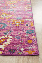 Tigris Elam Fuchsia Bohemian Transitional Rug