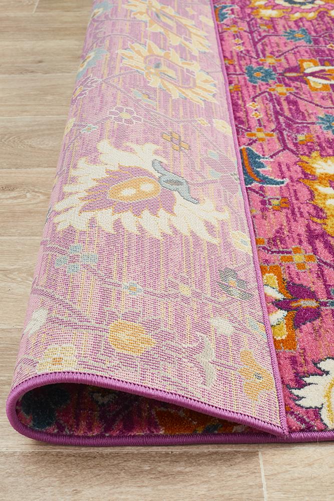 Tigris Elam Fuchsia Bohemian Transitional Rug