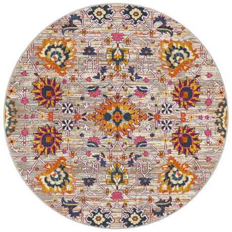 Tigris Elam Multi Round Bohemian Transitional Rug