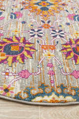 Tigris Elam Multi Round Bohemian Transitional Rug