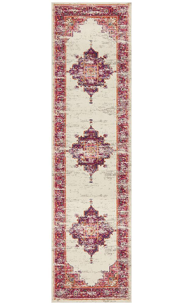 Tigris Amarah Pink Bohemian Transitional Rug