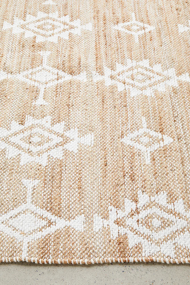 Pali Kento Reversible Cotton Jute Rug