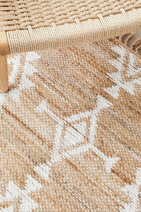 Pali Kento Reversible Cotton Jute Rug