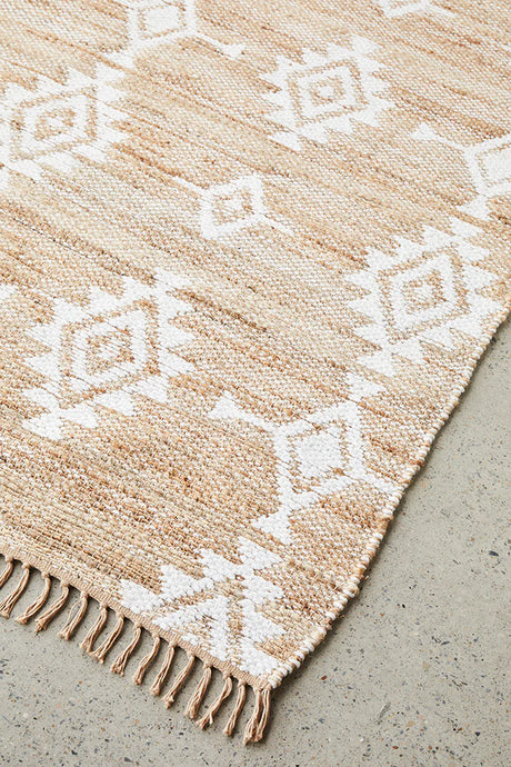 Pali Kento Reversible Cotton Jute Rug