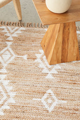 Pali Kento Reversible Cotton Jute Rug