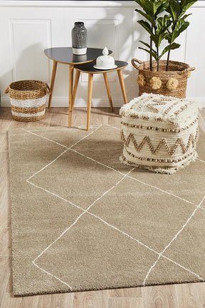 Savoy Hampstead Moroccan Diamond Natural Rug - Lost Design Society