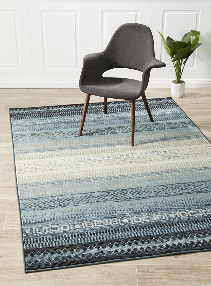 One Tribe Navy Transitional Rug