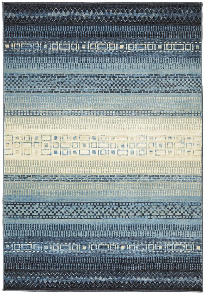 One Tribe Navy Transitional Rug