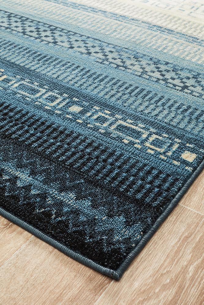 One Tribe Navy Transitional Rug