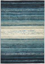 One Tribe Navy Transitional Rug