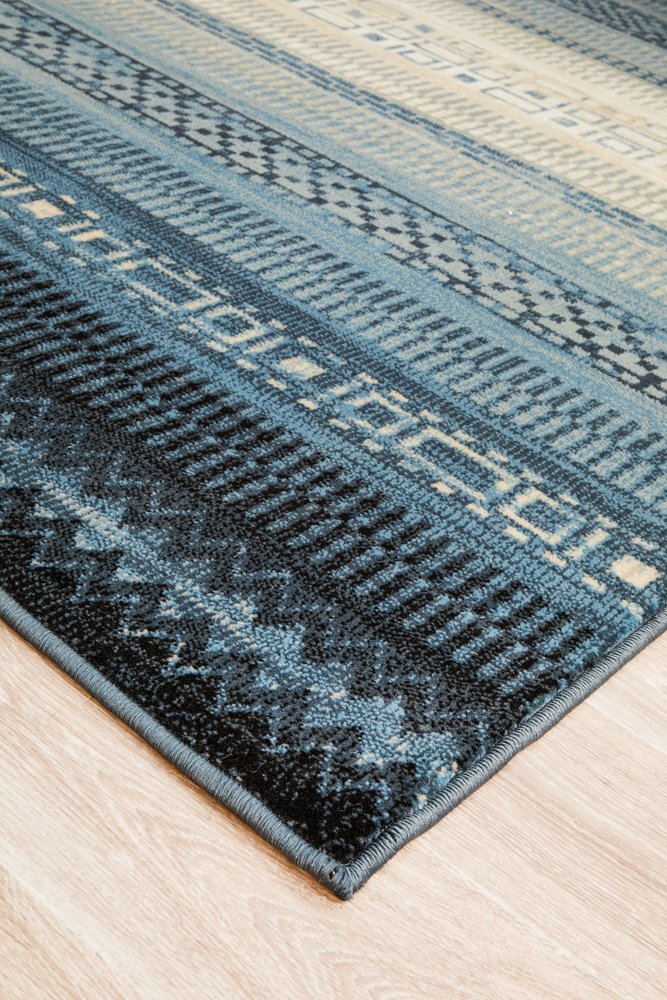 One Tribe Navy Transitional Rug