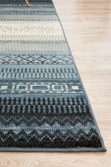 One Tribe Navy Transitional Rug