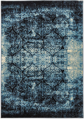 Elisabeth Heritage Transitional Rug Navy - Lost Design Society