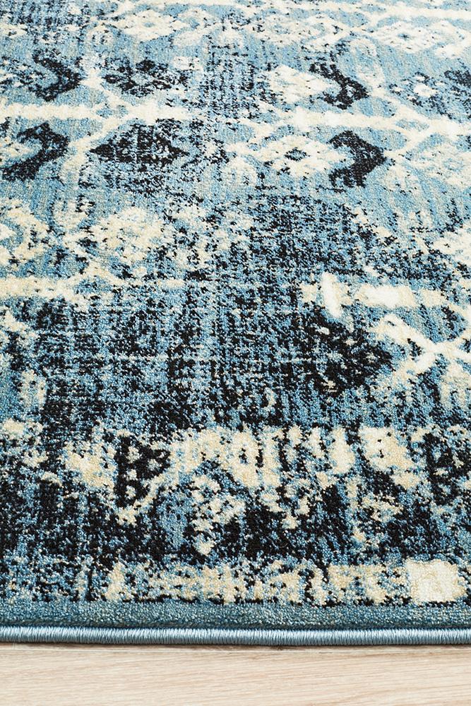 Urdu Tribal Transitional Rug Blue