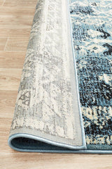 Urdu Tribal Transitional Rug Blue