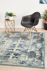 Urdu Tribal Transitional Rug Blue