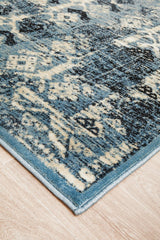 Urdu Tribal Transitional Rug Blue