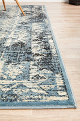 Urdu Tribal Transitional Rug Blue