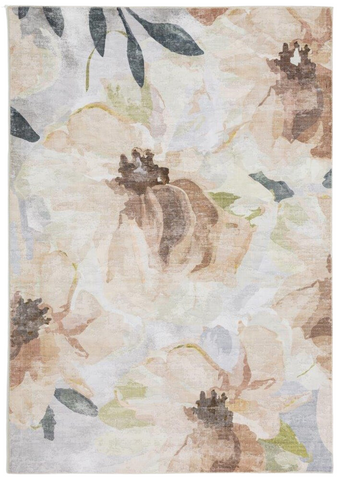 Nelly Soft Faux Fur Lily Tan Rug