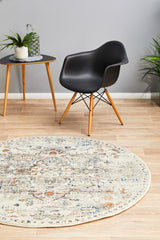 Legion Millennium Silver Round Transitional Rug