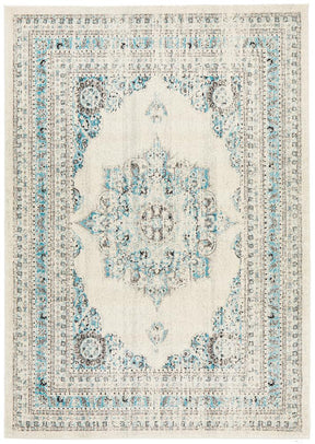 Legion Ghost White Transitional Rug - Lost Design Society