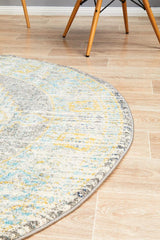 Legion Millennium Grey Round Transitional Rug