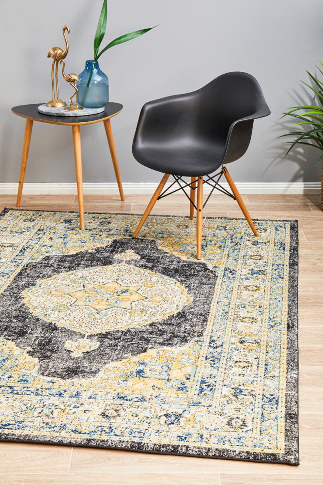 Legion Charcoal Transitional Rug