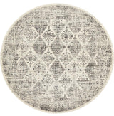 Legion Grey Round Transitional Rug