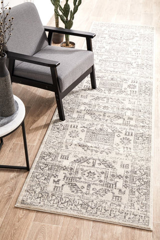 Aztec Silver Transitional Rug
