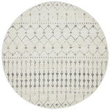 Alma Silver Transitional Round Rug