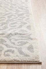 Clara Silver Transitional Rug