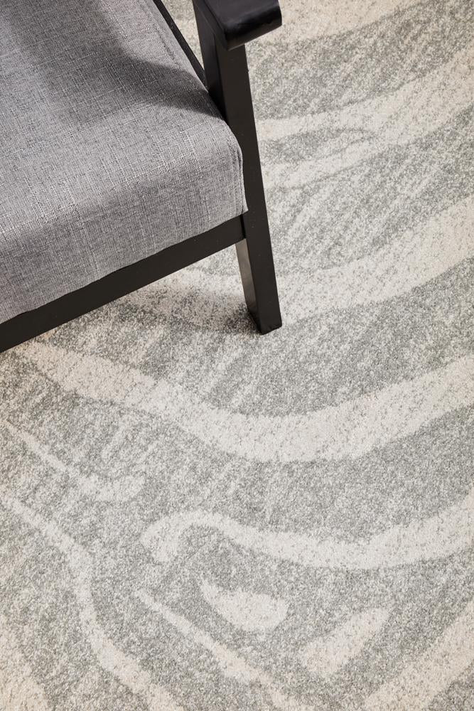 Sierra Silver Transitional Rug