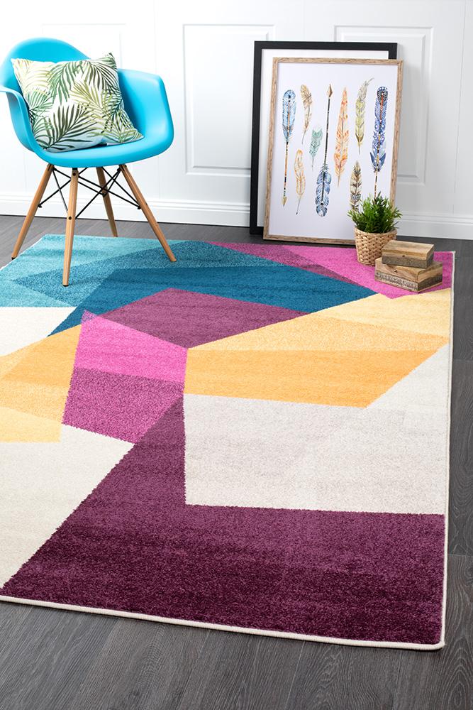 Realms Fragments Multi Modern Rug