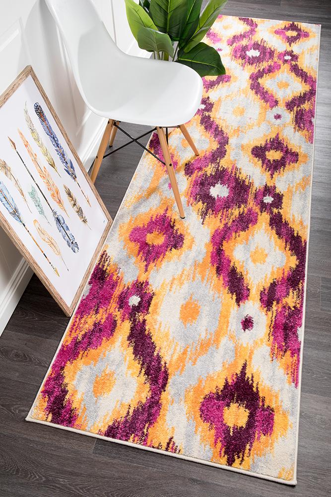 Realms Burst Aubergine Modern Rug