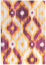 Realms Burst Aubergine Modern Rug