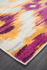 Realms Burst Aubergine Modern Rug