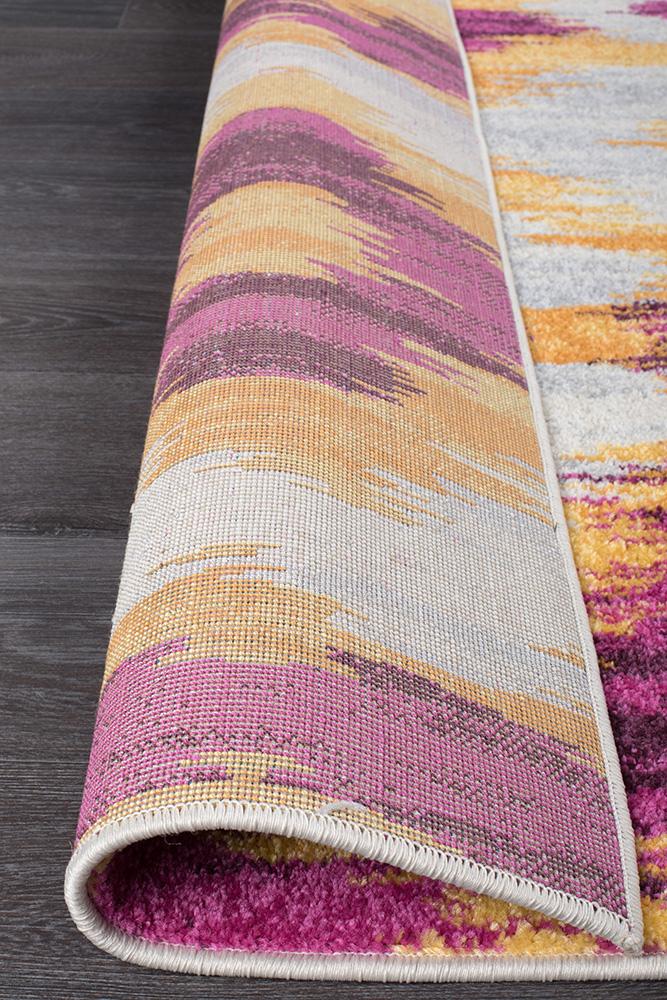 Realms Burst Aubergine Modern Rug