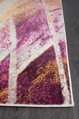 Realms Strokes Violet Modern Rug