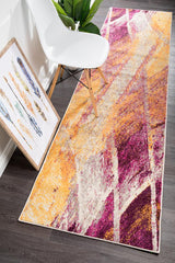 Realms Strokes Violet Modern Rug