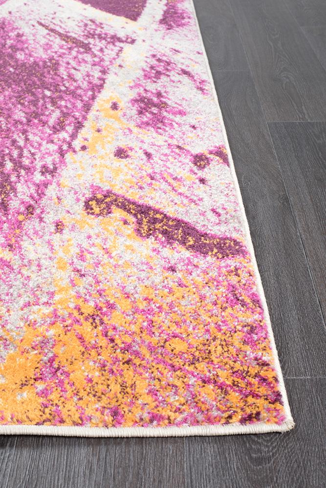 Realms Strokes Violet Modern Rug