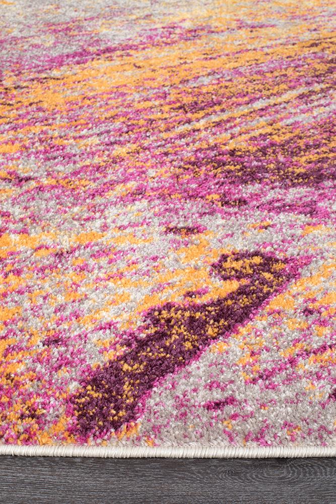 Realms Strokes Violet Modern Rug