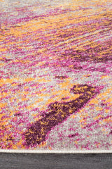 Realms Strokes Violet Modern Rug