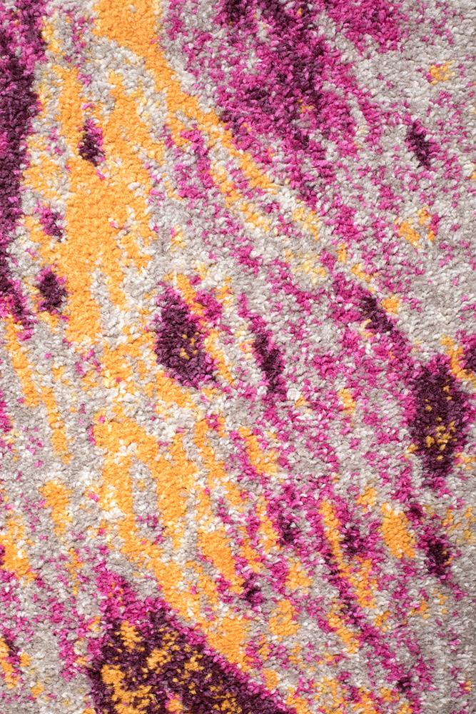 Realms Strokes Violet Modern Rug