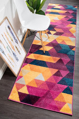 Realms Triangle Multi Modern Rug