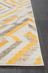 Realms Slant Yellow Modern Rug