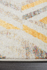 Realms Slant Yellow Modern Rug