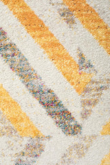 Realms Slant Yellow Modern Rug