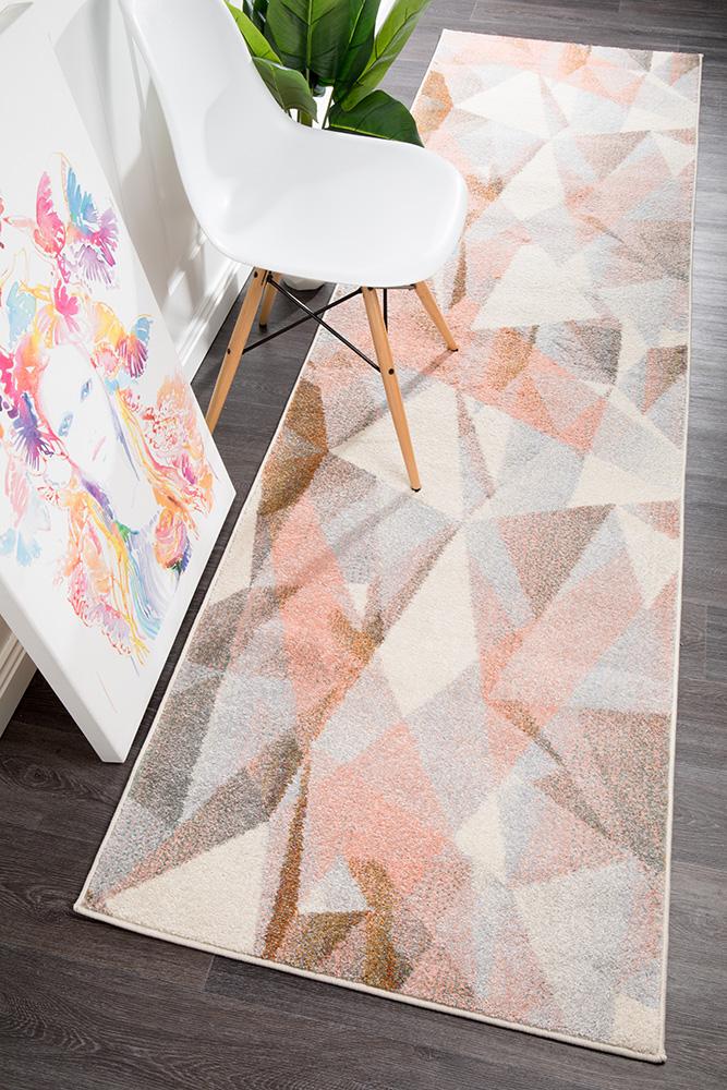 Realms Shatter Blush Modern Rug