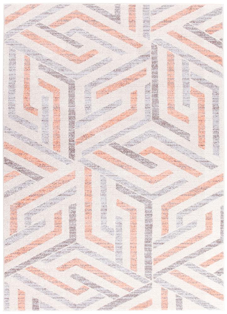 Realms Link Pink Modern Rug